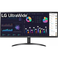 Lg 34 skærm LG LG UltraWide 34WQ500-B LED Monitor