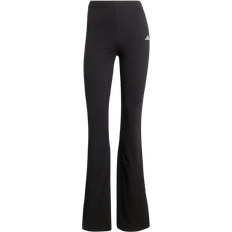 adidas Essentials Small Logo Flared Tights - Black/White