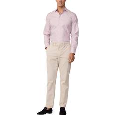 Hackett London Men Shirts Hackett London Cotton Tailored Fit Bengal Stripe Shirt - Berry Red