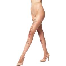 Wolford Tights Wolford Tattoo 8 Tights - Fairly Light/Black