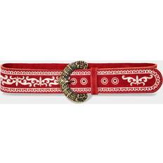 Joe Browns Women's Nevada Embroidered Suede Over Belt - Spiced Red