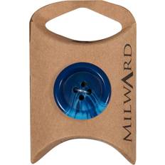 Blue Buttons Milward 4 Hole Marble Rim Buttons Pack of 3