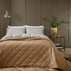 Dunelm Castleton - Camel Bedspread Brown (265x265cm)