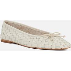 Ballerinas Dune London Heat Woven Leather Ballerina - Ecru