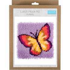 Needlework Kits Trimits Latch Hook Kit Butterfly