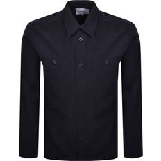 Norse Projects Tøj Norse Projects Silas Tech Poplin 2.0 Shirt - Dark Navy