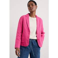 Seasalt Cornwall Blinker Linen Blazer - Tulip