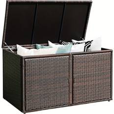 Temu Ergomaster Outdoor Pe Wicker Storage Box 330l