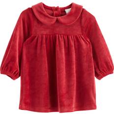 Lindex Klänningar Barnkläder Lindex Dress Velour - Röd