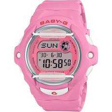 Casio Baby Wrist Watches Casio BABY-G Series Digital Pink Dial Resin Strap Women's Watch BG-169CH-4ER