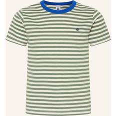 Petit Bateau Striped Cotton T-Shirt - Green