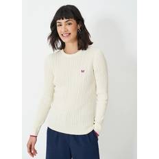 Linen Jumpers Crew Clothing Heritage Cable Knit Jumper