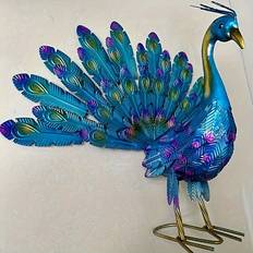 Garden & Outdoor Environment Temu Vibrant Metal Statue 1pc Freestanding 3D Garden Art