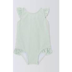 Babies Bathing Suits John Lewis Baby Seersucker Swimsuit - Green