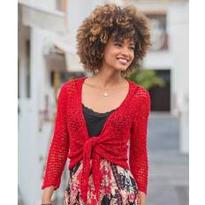 Cardigans Joe Browns Women's Lightweight Popcorn Cardigan - Red