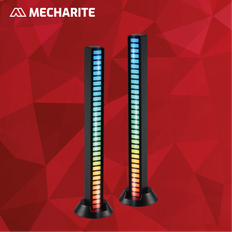 MECHARITE RGB LED Levels Lampe Stander 2 Pakke Bordlampe
