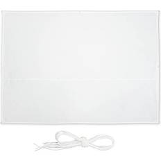 Garden & Outdoor Environment Relaxdays Rectangular Sun Shade Sail 2.5 x 3.5 m Water Resistant UV Resistant Balcony White
