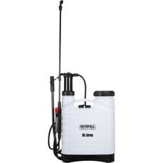 Faithfull Pressure Sprayer Knapsack 16 Litre Capacity Garden Spray Pump with 3 Adjustable Nozzles & Service Kit