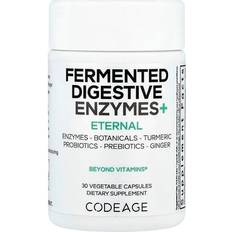 Codeage Fermented Digestive Enzymes Probiotics Organic Botanicals 30 Capsules