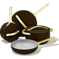 Caraway Non-Toxic, Healthy Ceramic Cookware Set with lid 12 Parts