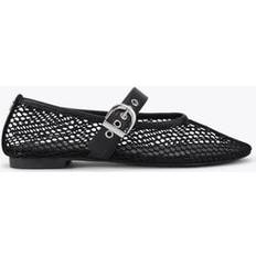 Kurt Geiger Black Ballerinas Kurt Geiger Nico Woven Mesh Ballerina Flats - Black