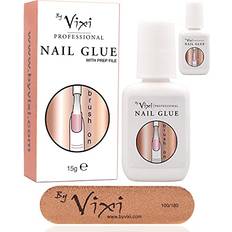 Extra Strong Nail Glue with Brush - Clear
