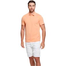 Guess Polo Shirts Guess Polo Paul Pique Tape - Orange