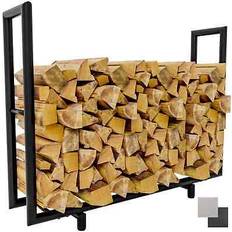 Cestos de Leña CLP Estante Para Almacenar Leña Drake Acero Inoxidable 30x122x91 cm