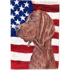 Garden & Outdoor Environment Caroline's Treasures Redbone Coonhound with American Flag Large Multicolor