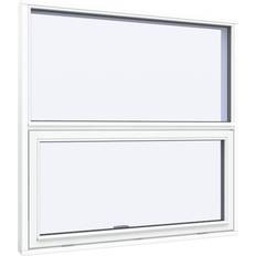 Sparvinduer FT0102 Træ Tophængte vinduer Vindue med 3-lags glas 35x68cm