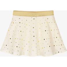 Silk Skirts Children's Clothing Versace Girls Silk Stars Skirt - Ivory/Gold