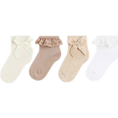 H&M Baby 4er-Pack Socken Weiß 10/12