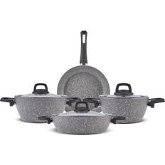 Karaca Gris Bio Granit 7-delar Set med lock 7 delar