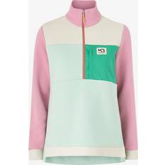 Kari Traa Sweatere Kari Traa Ruth Midlayer Print Fleecevest Dame - Grøn