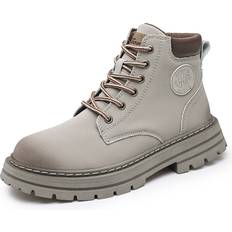 Yellow Boots PlayMc Couples Genuine Leather Yellow Boots - Grey