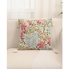 Shein Lendenkissen mit Weizenähren Jacquardmuster 1 Stück Kissenbezug Mehrfarbig (45x45cm)