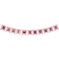 Shein set Paper Pull Flag Minimalist Letter Graphic Hanging Flag For Baby Shower Party Decoration