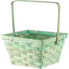 Easter Square - Green Basket 18cm
