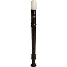 Canto One-Piece Translucent Soprano Recorder with Baroque Fingering Transparent Purple