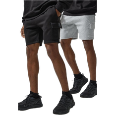 boohooMAN Man Active Pack Regular Fit 5inch Cargo Shorts Multi