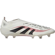 Adidas laceless predator firm ground adidas Predator Elite Firm Ground Støvler - Off White/Core Black/Pure Ruby