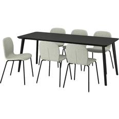 IKEA LISABO Bordsgrupp 78x200cm 7st