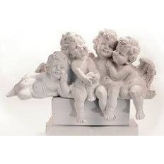 Engle brugskunst Pobra Engle, der sidder sammen Dekorationsfigur 28cm