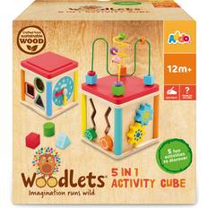 Addo Play Woodlets 5-in-1 Activity Cube