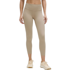Lululemon Wunder Train Crop with High Waist - Sheer Oak