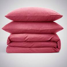Dunelm Soft & Cosy Luxury Duvet Cover Red (220x260cm)