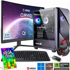 Gaming pc set Hyrican Gaming-PC Striker Set AMD Ryzen 7 5700X