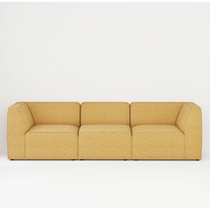 vesani London Yellow Soffa 278cm 3-sits