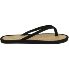 Suede Flip-Flops Accessorize Classic Plain Seagrass Flip Flops - Black