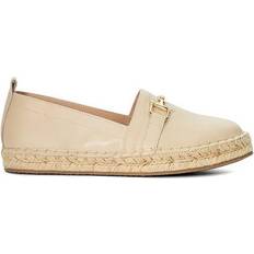 Dune London Espadrilles Dune London Gellato Snaffle Trim Leather Espadrilles Ecru, Beige, 5, Women